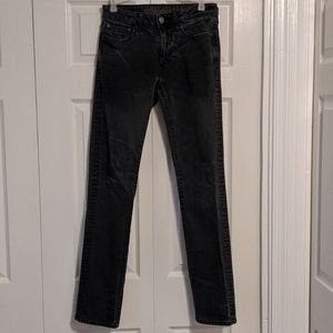 American Eagle Black Slim Straight 29x34 Jeans